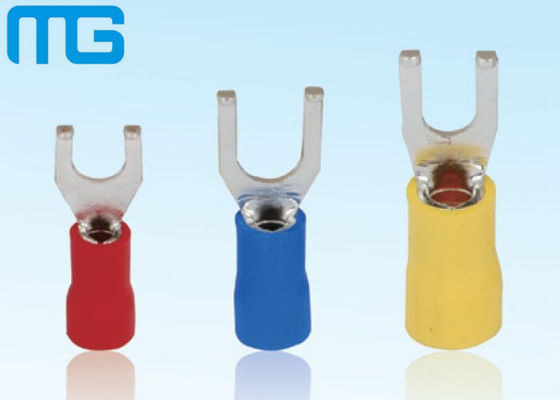 Chine Vinyle de FSV - connecteurs isolés par pelle à flasque isolés de cosses avec la douille de PVC fournisseur