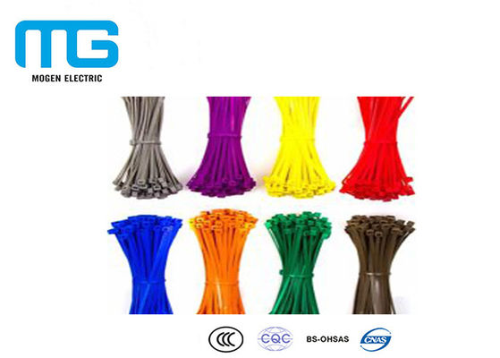 Chine Les accessoires de câblage fermant à clef des serres-câble, fermeture éclair industrielle attache le matériel du nylon 66 fournisseur