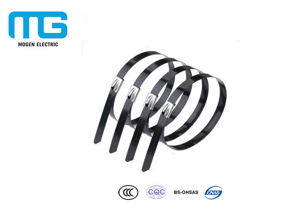 Chine Liens de fil enduits de l'acier inoxydable S304 316 de PVC, accessoires de câble de colliers d'acier inoxydable fournisseur