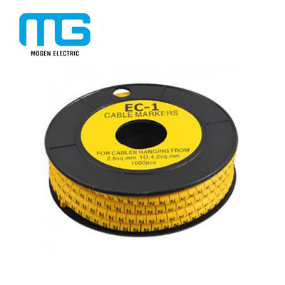 Chine Le PVC câblent le marqueur coloré de câble le tube/EC-1 de marqueur de câble d'accessoires fournisseur