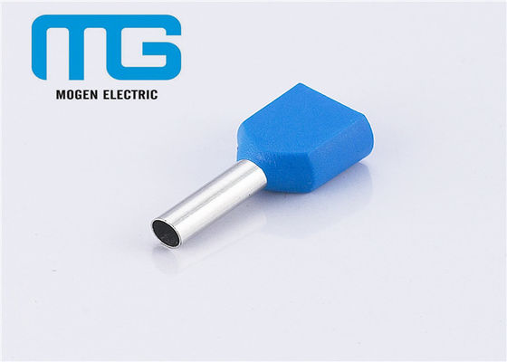 Chine L'extrémité bleue de fil a isolé des cosses 100pcs/sac, terminaux du câble TE1008 électrique fournisseur