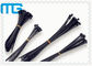 Enveloppes noires de serre-câble du nylon 66 résistants à la chaleur en nylon résistants de serres-câble de 3X100MM fournisseur