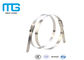 Individu en nylon d'accessoires de câble de colliers fermant à clef des serres-câble d'acier inoxydable fournisseur